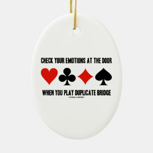 Check Your Emotions At The Door When You Play Ceramic Tree Decoration