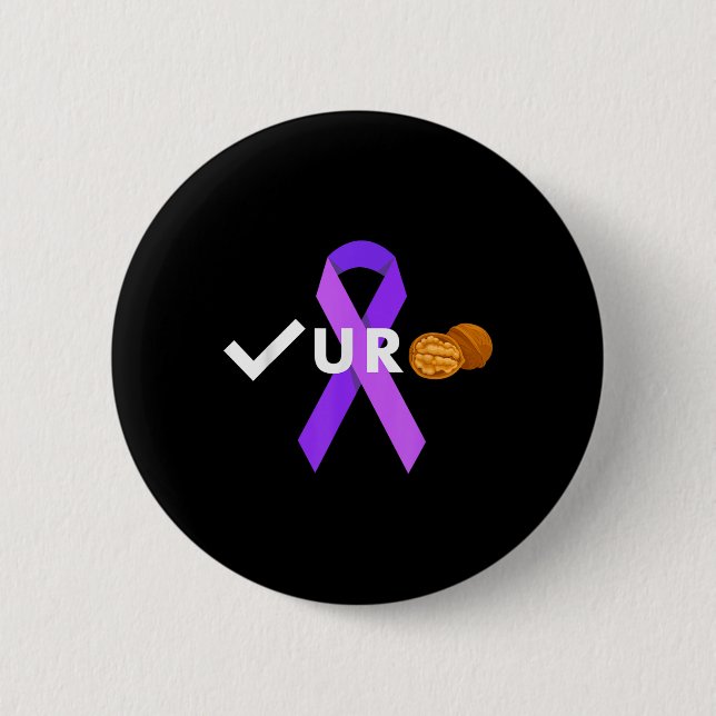 Check Your Nuts Check Your Testicular Cancer Aware 6 Cm Round Badge (Front)