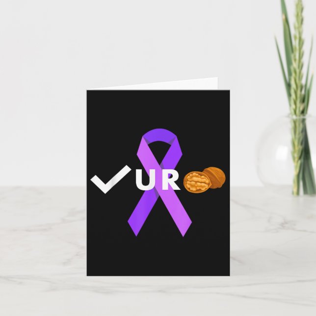 Check Your Nuts Check Your Testicular Cancer Aware Card (Front)
