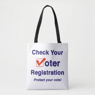 Check Your Voter Registration 2022 Election Tote Bag