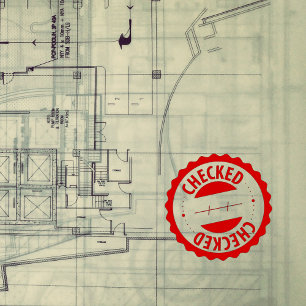 Checked, Accountant, Small Business  Rubber Stamp