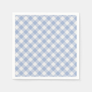 Checked Blue Gingham Classic Pattern Napkin