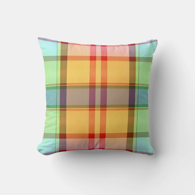 Checked cushion (Front)