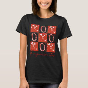 Checked Valentine Xoxo The Original Love Letters T-Shirt
