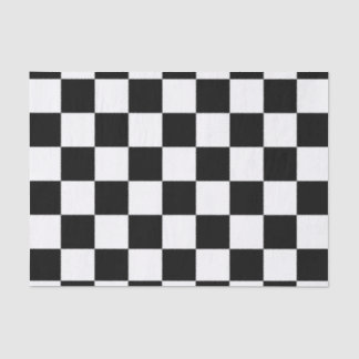Checker Flag Chess Checkerboard  Tissue Paper