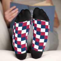 Checker pattern with US flag color