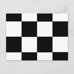 CHECKERBOARD! (a square tile design) ~ Postcard