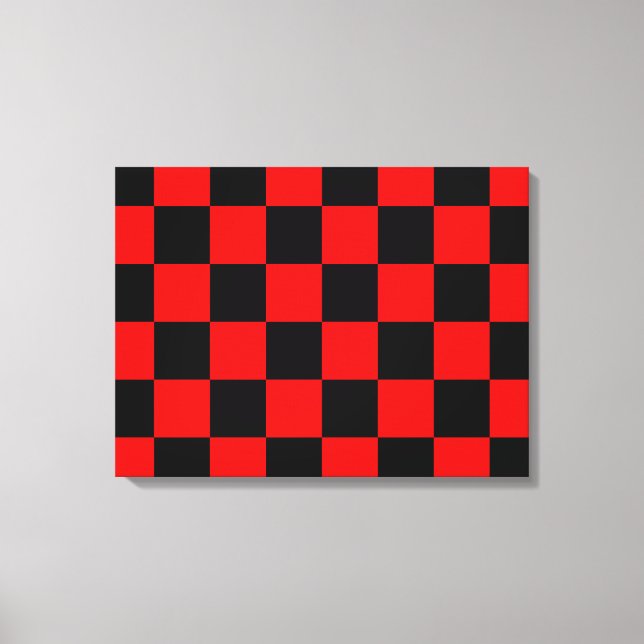 CHECKERBOARD CANVAS PRINT (Front)