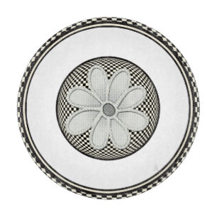 Checkerboard Daisy Charcuterie Board 