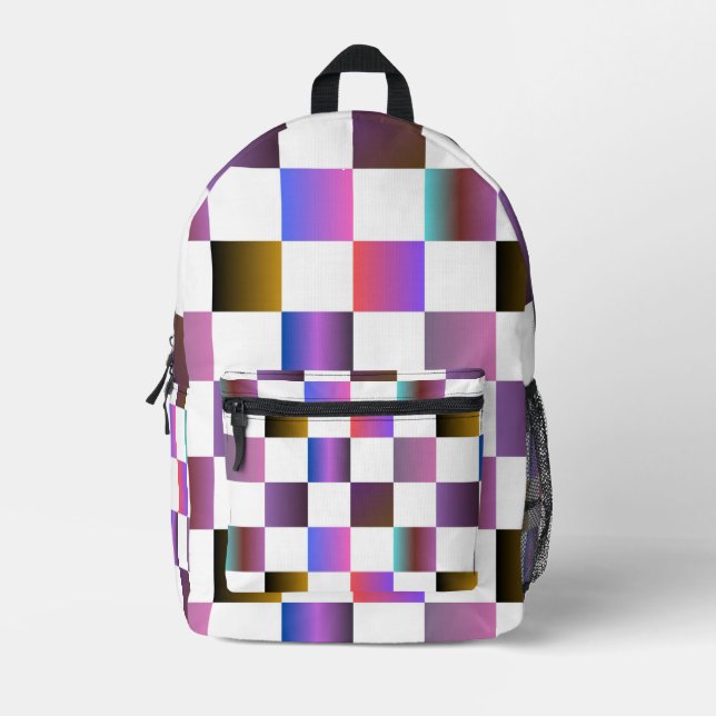 CheckerBoard Flare Backpack (Front)