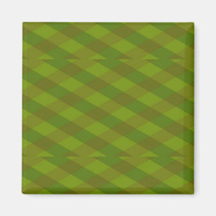 Checkered art pattern magnet