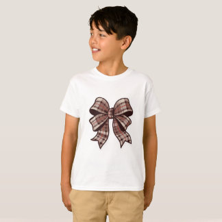 Checkered Bow, Checkered bow Coquette, Designer  T-Shirt