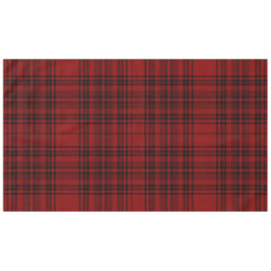 CHECKERED COUNTRY PLAID RED TABLECLOTH