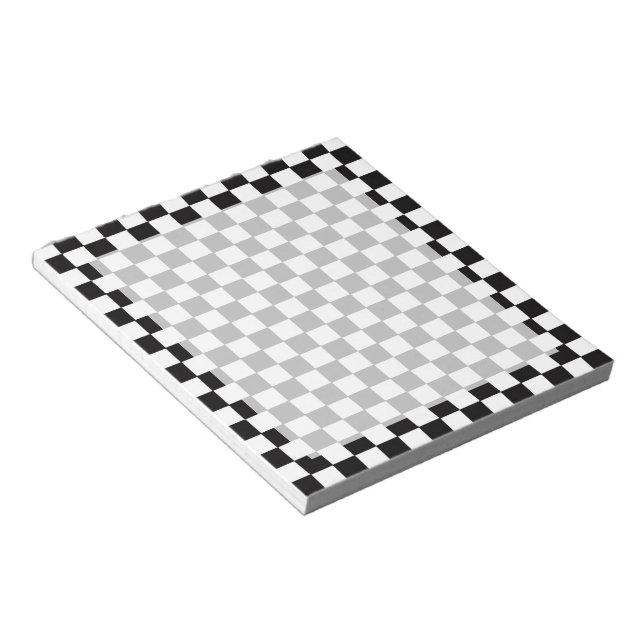 Checkered Flag Notepad (Angled)