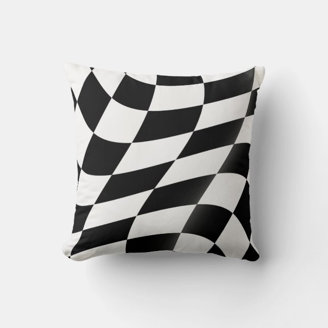 Checkered Flag Throw Cushions (Front)
