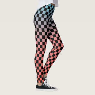 Checkered Gradient Leggings