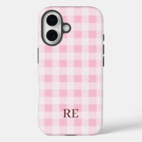 Checkered Initials Custom