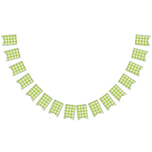 Checkered pattern bunting 