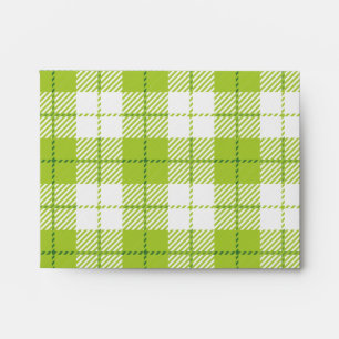 Checkered pattern envelope