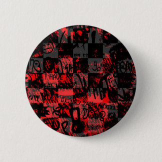checkers 6 cm round badge