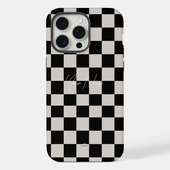 Checkers Cell Phone Case (Back)