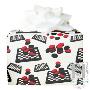 Checkers Wrapping Paper