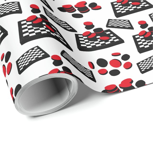 Checkers Wrapping Paper (Roll Corner)