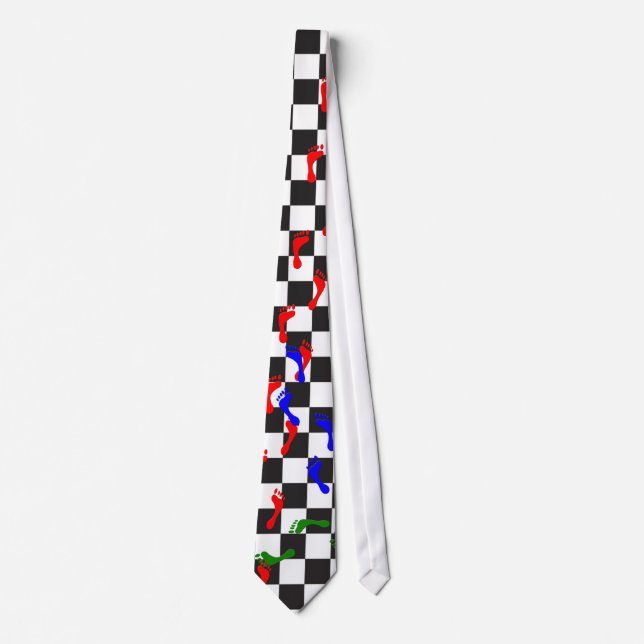 Checkerwalk by Genepool Design Tie (Front)