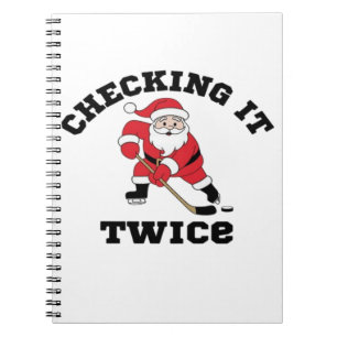 Checking it Twice Santa Notebook