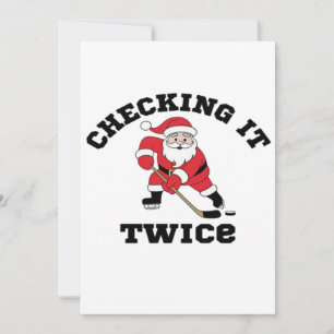 Checking it Twice Santa Save The Date