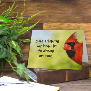 Checking on You Greeting Card