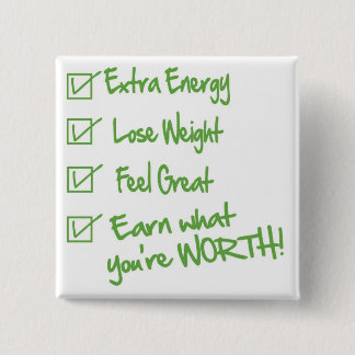 Checklist 15 Cm Square Badge