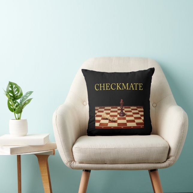 Checkmate Chess Player  Cushion (Chair)