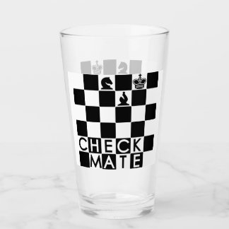 CheckMate  Glass Tumbler