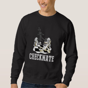 Checkmate Queen King Player Checkmate Sweatshirt