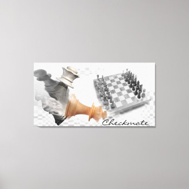 Checkmate Wrapped Canvas (Front)