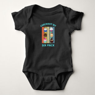 CHECKOUT MY SIX PACK BABY BODYSUIT