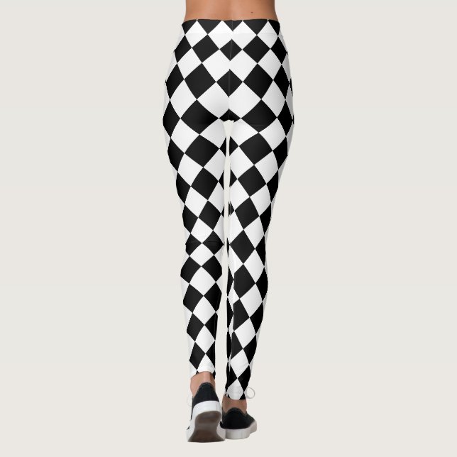 Checks Leggings (Back)