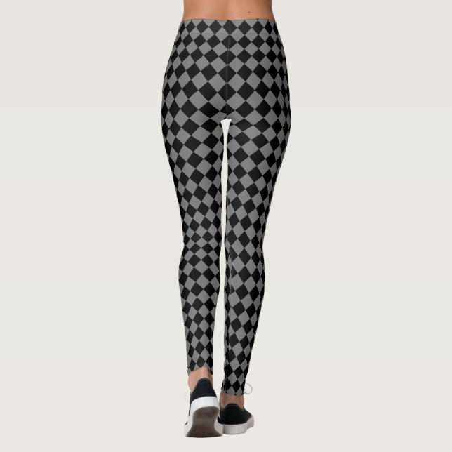 Checks Leggings (Back)