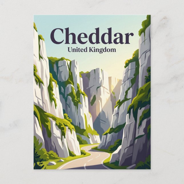 Cheddar Gorge United Kingdom Postcard (Front)