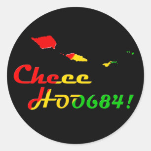 CHEE HOO CLASSIC ROUND STICKER
