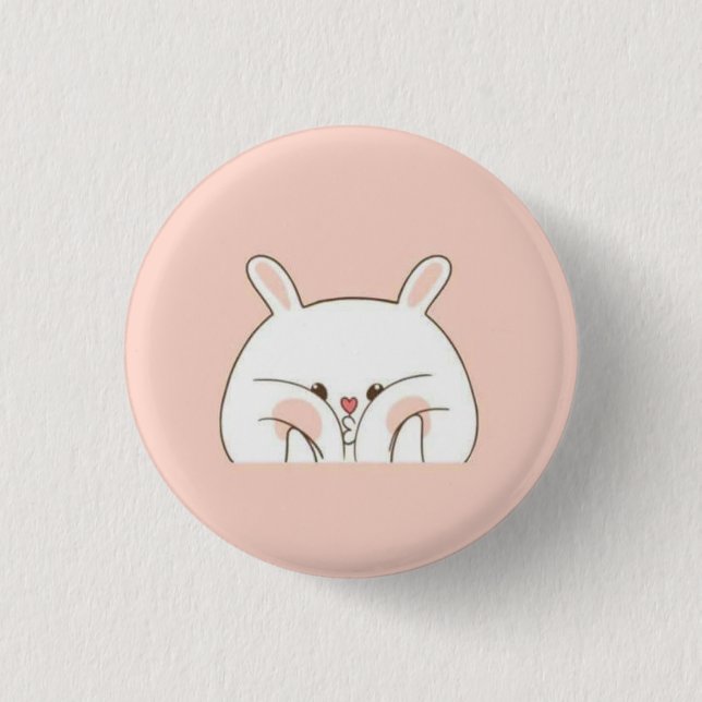 cheeks for days 3 cm round badge (Front)