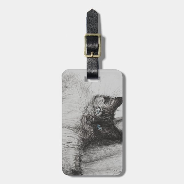 Cheeky Baby Luggage Tag (Front Vertical)