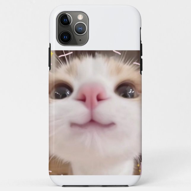 Cheeky Cat Tongue Out Phone Case – Cute & Playful  (Back)