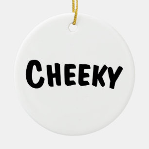 Cheeky Ceramic Tree Decoration