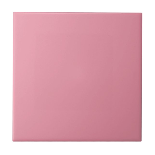 Cheeky Cheery Pink Square Kitchen and Bathroom Tile (Front)