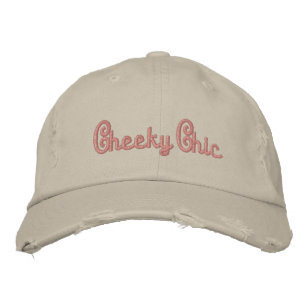 Cheeky Chic Embroidered Hat