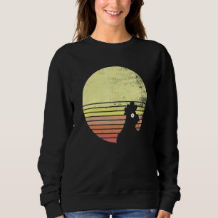 Cheeky Chicken Retro Sunset Chicken Sweatshirt