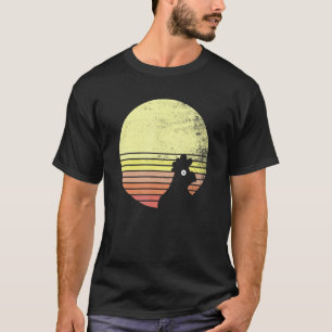Cheeky Chicken Retro Sunset Chicken T-Shirt