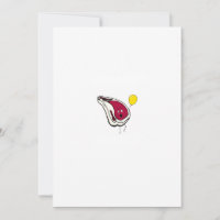 Cheeky chops. Pork chops, meat themed